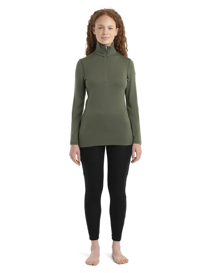 Icebreaker Women's 260 Tech LS Half Zip Loden-6