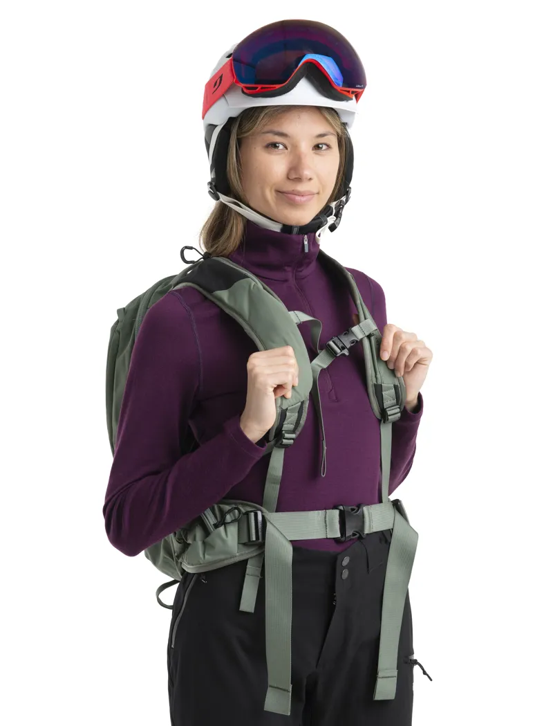 Icebreaker Womens 260 Tech LS Half Zip Nightshade-7