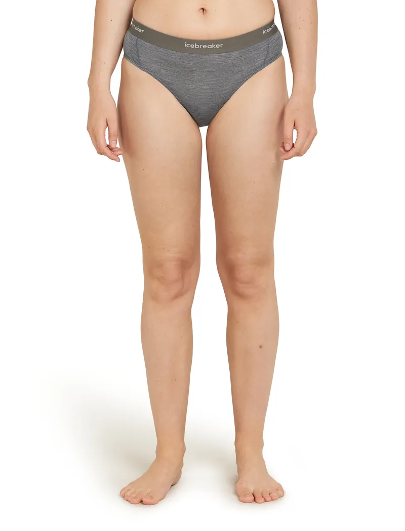 Icebreaker Women's Sprite Hipster Pants Gritstone Heather-1