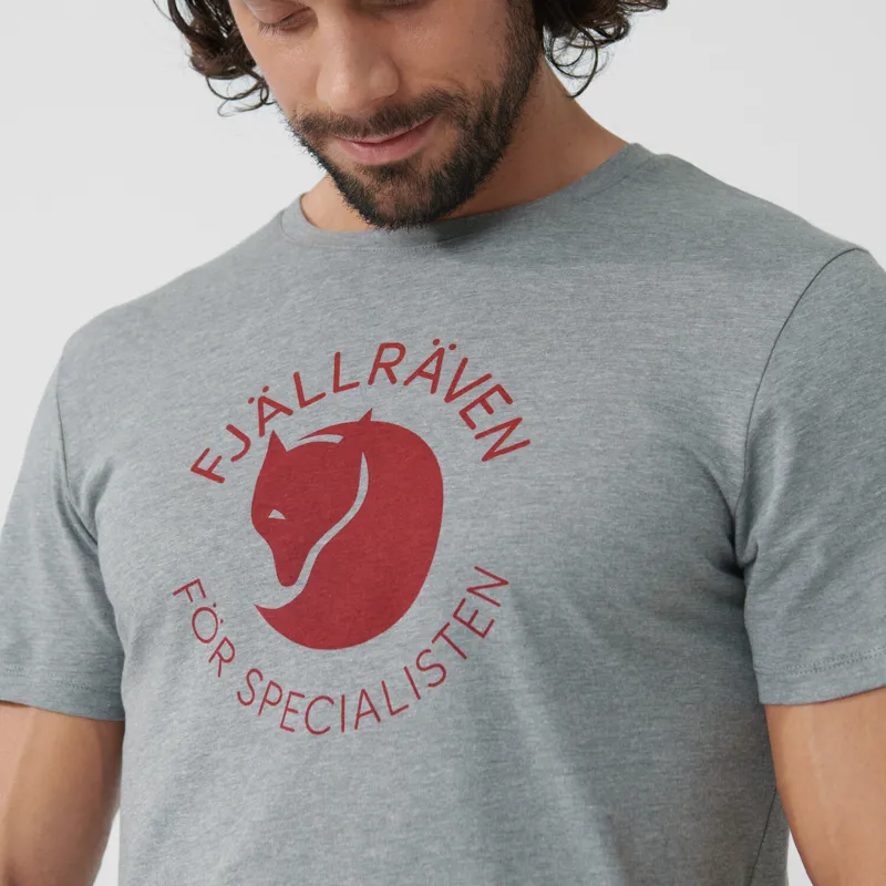 Fjallraven Mens Fjallraven Fox T-shirt Indigo Blue-5