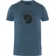 Fjallraven Mens Fjallraven Fox T-shirt Indigo Blue