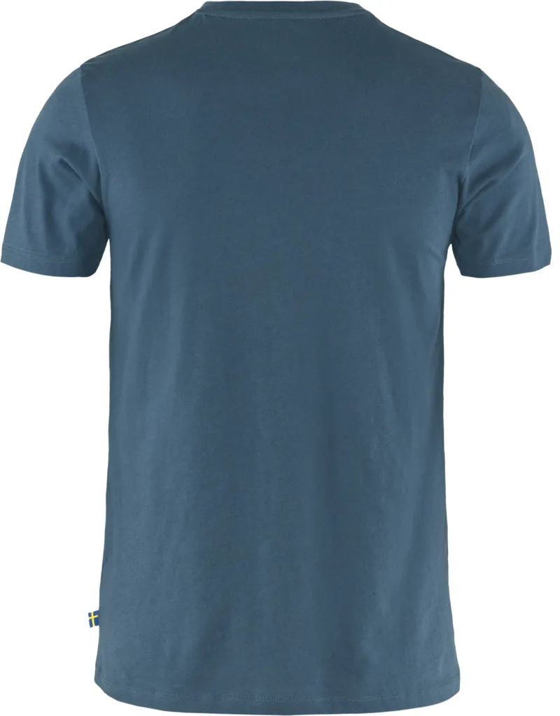 Fjallraven Mens Fjallraven Fox T-shirt Indigo Blue-1