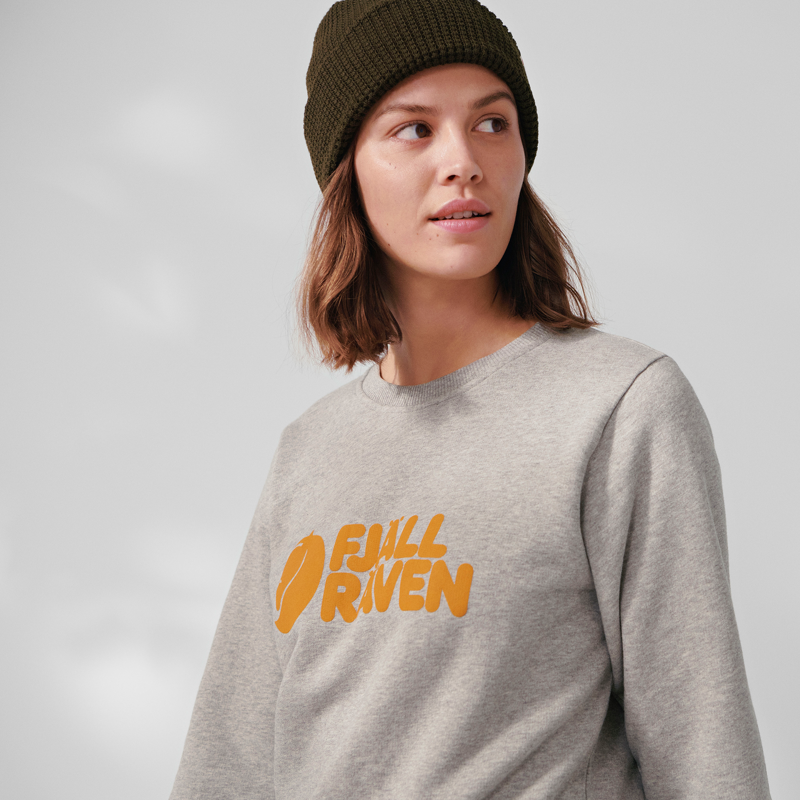 Fjallraven Womens Fjallraven Logo Sweater Mesa Purple-3