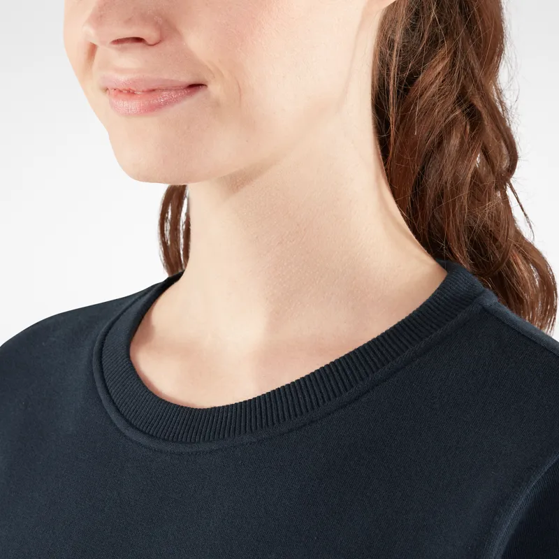 Fjallraven Women's Logo Sweater Deep Patina/Misty Green-8