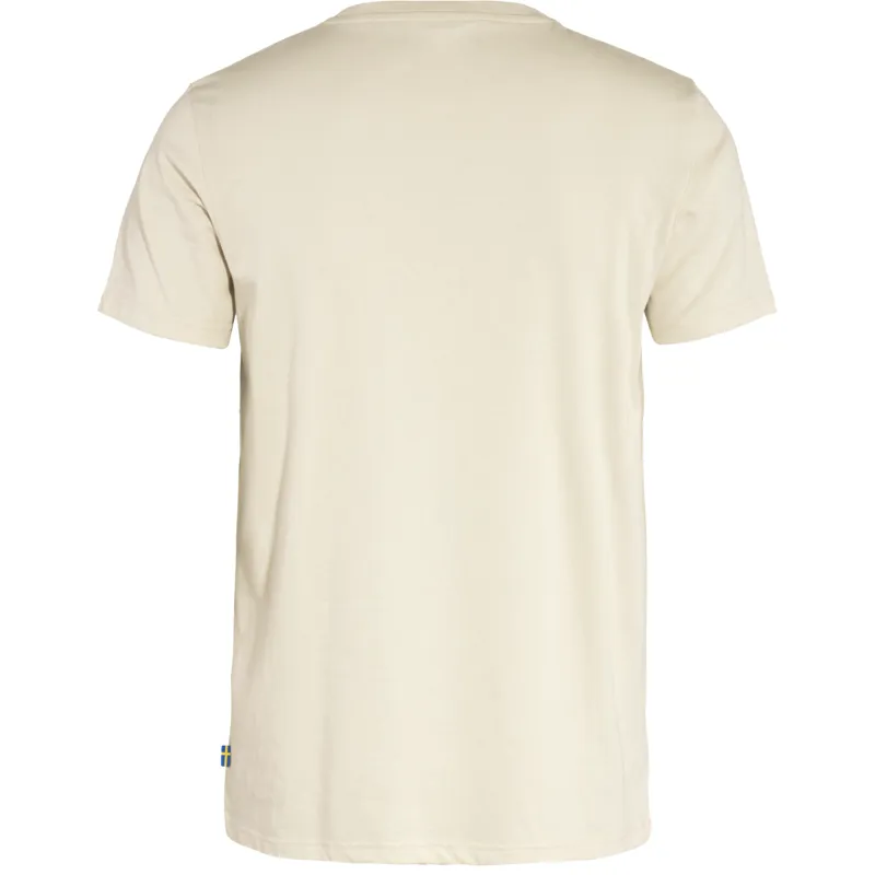 Fjallraven Mens Logo T-Shirt Chalk White-1