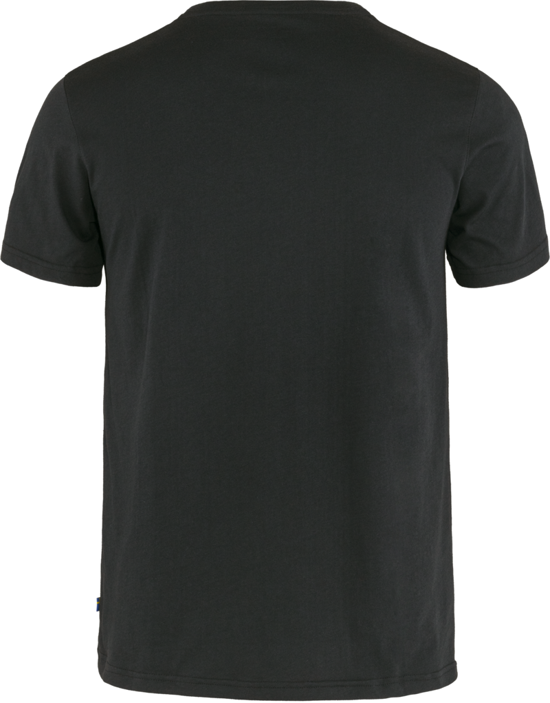 Fjallraven Mens Logo T Black-1