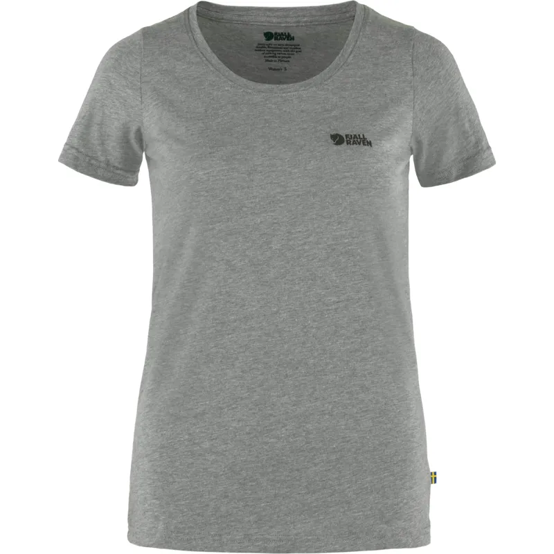 Fjallraven Womens Logo T-Shirt Grey/Melange