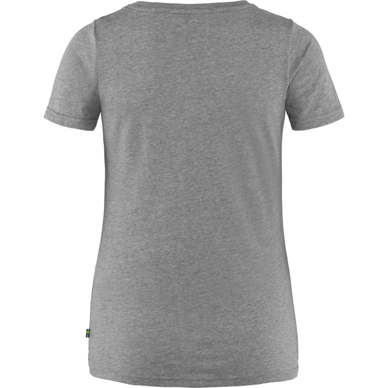 Fjallraven Womens Logo T-Shirt Grey/Melange-1