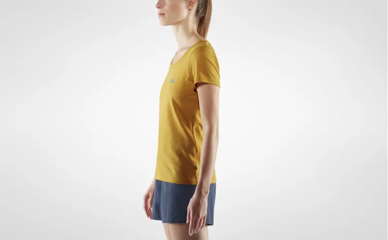 Fjallraven Womens Logo T-Shirt Navy-4