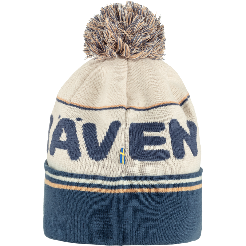 Fjallraven Pom Hat Chalk White/Indigo Blue-2