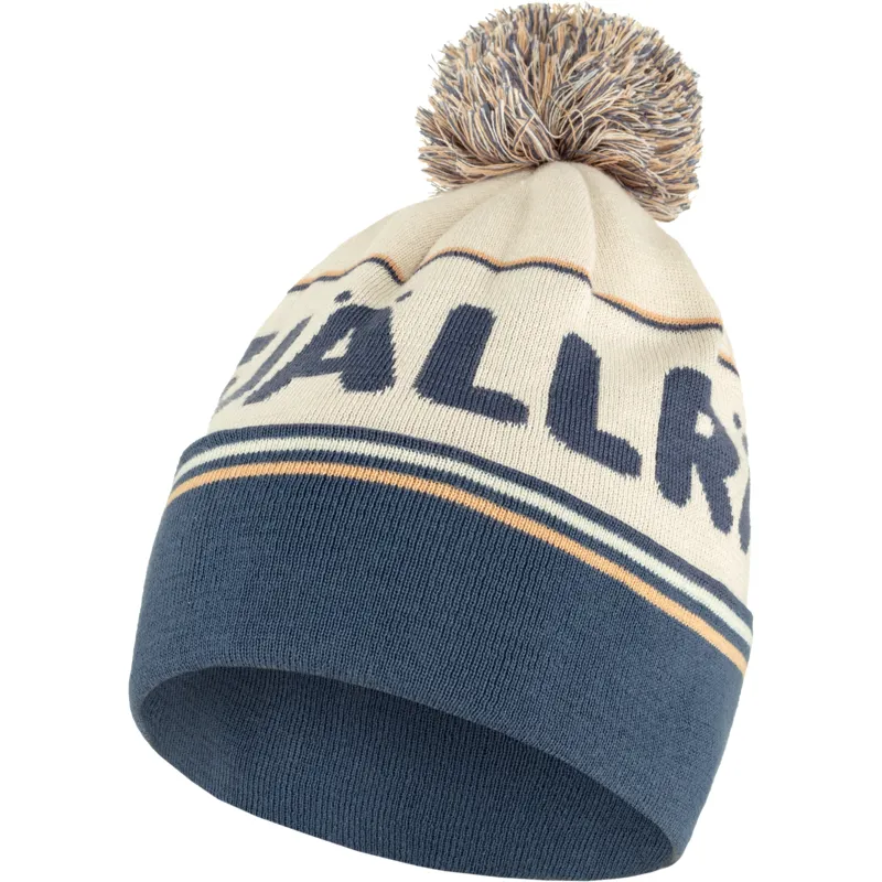 Fjallraven Pom Hat Chalk White/Indigo Blue