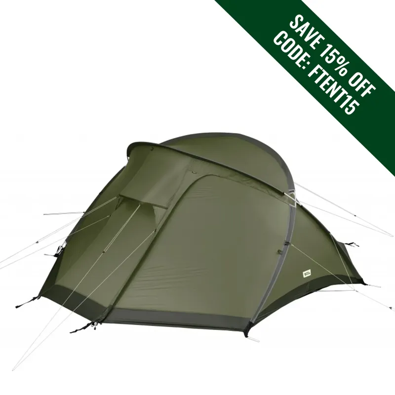 Fjallraven Abisko View 2 Person Tent Pine Green
