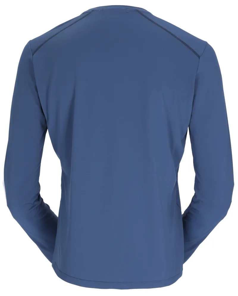 Rab Force Long Sleeve Tee Mens Nightfall Blue-1