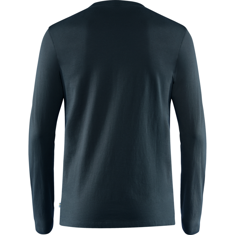 Fjallraven Mens Forever Nature Long Sleeve T-Shirt Dark Navy-1