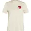 Fjallraven Womens Fox Boxy Logo T-Shirt Chalk White