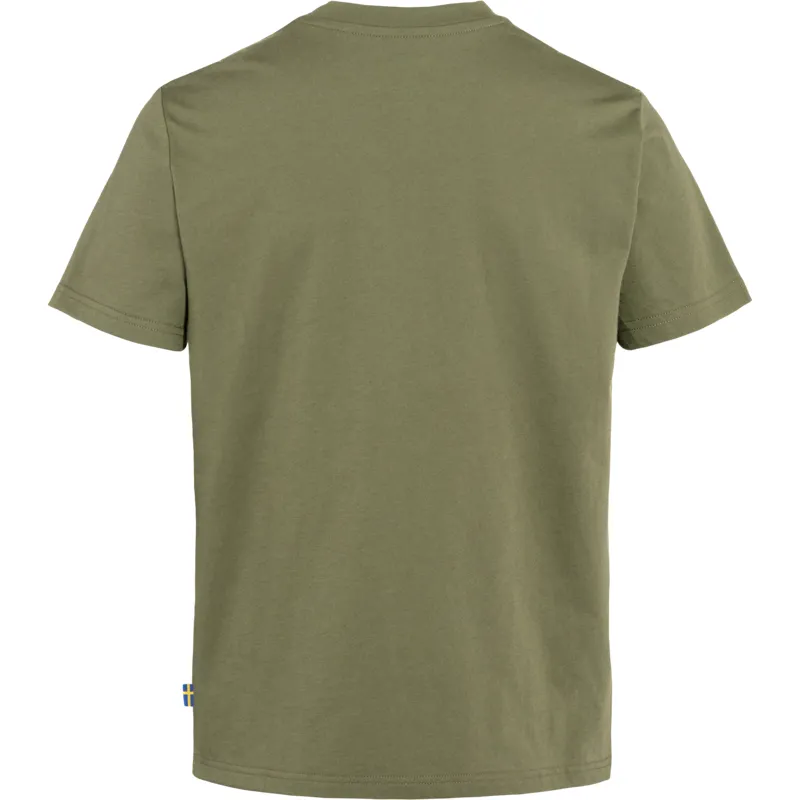 Fjallraven Womens Fox Boxy Logo T-Shirt Green-1