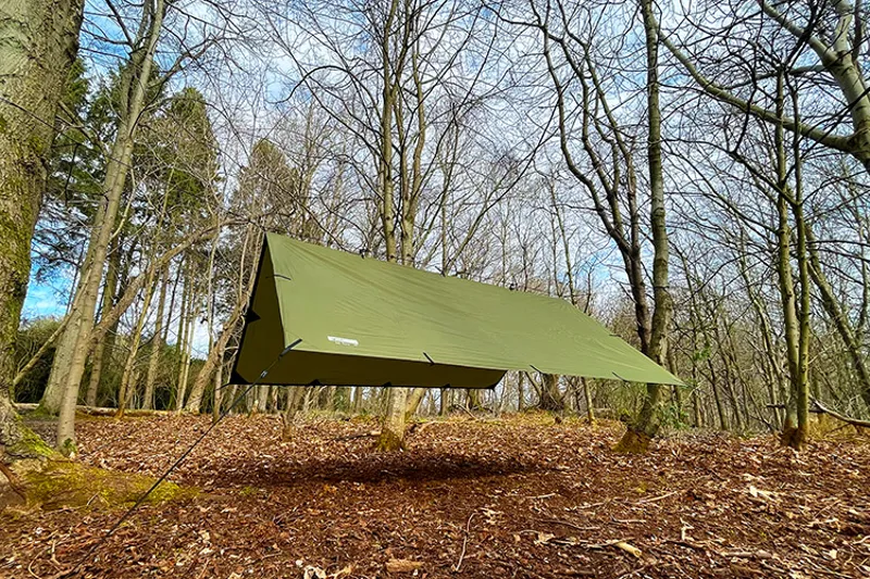 DD Hammocks Recycled Tarp 3x3 Olive Drab-4