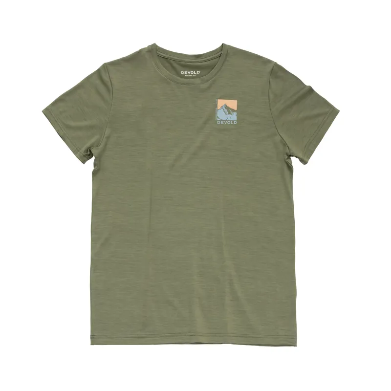 Devold Men's Classic Summit T-shirt Lichen