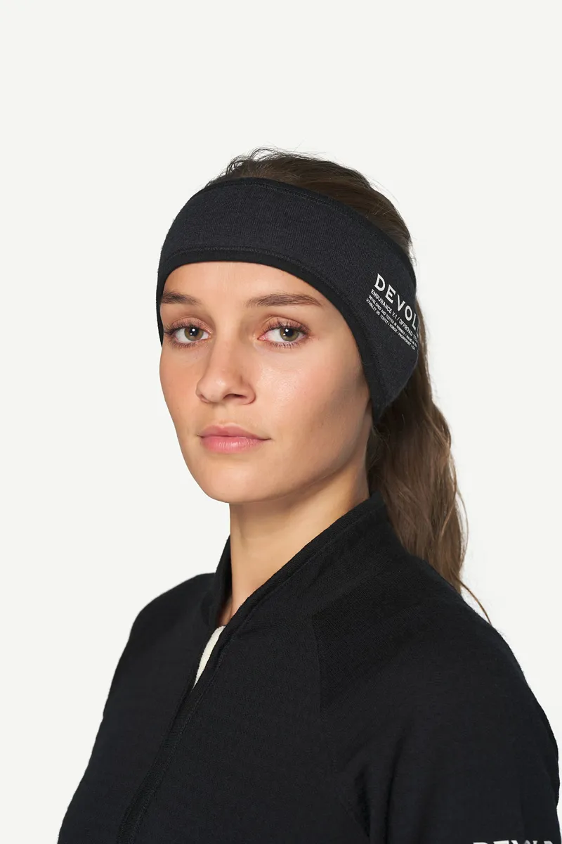 Devold Endurance Merino Headband Caviar O / S-1