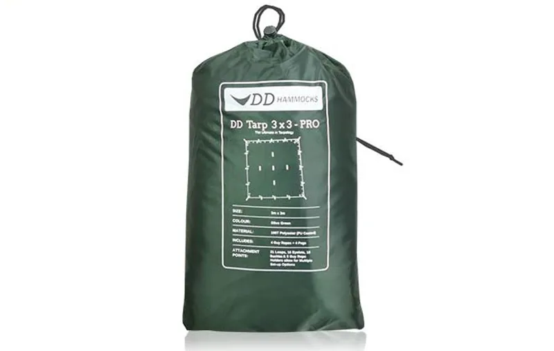 DD Hammocks Tarp 3x3 Pro Olive Green