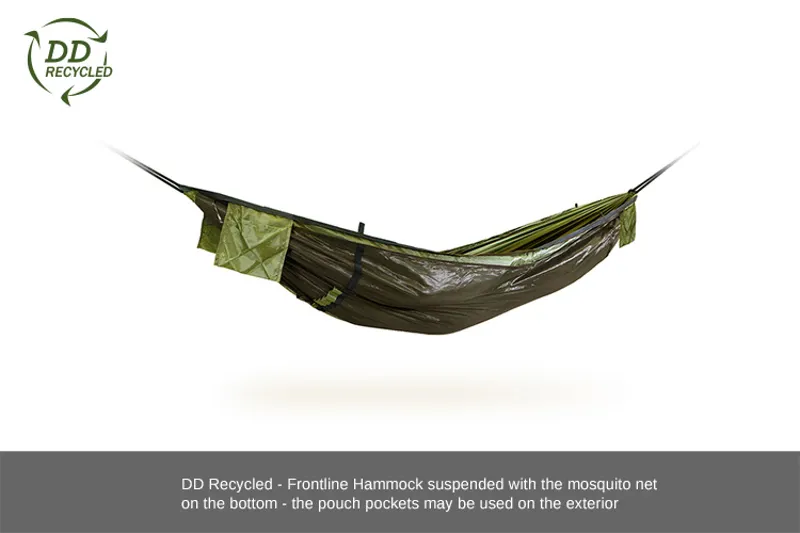 DD Hammocks Frontline Recycled Hammock Olive Drab-4