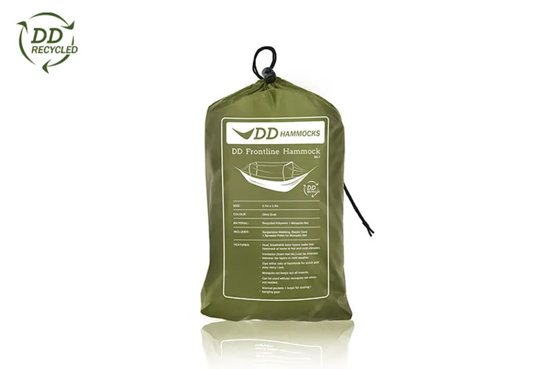 DD Hammocks Frontline Recycled Hammock Olive Drab-2
