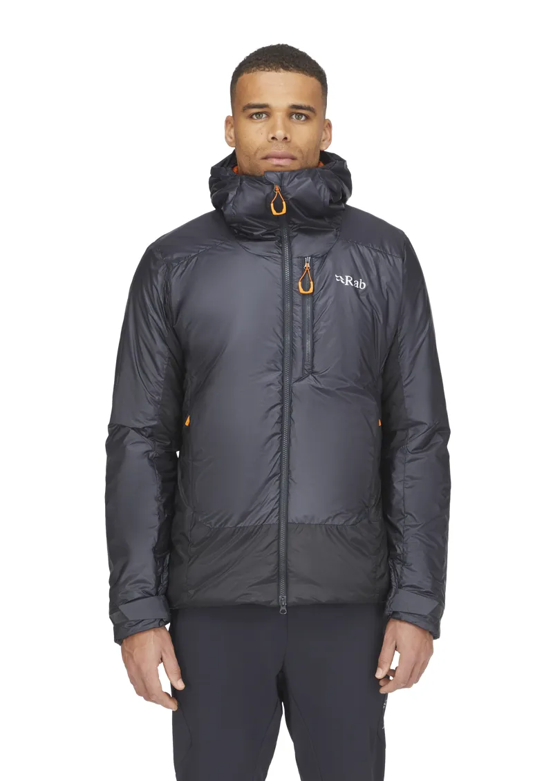 Rab Mens Generator Alpine Jacket Anthracite/ Marmalade-2