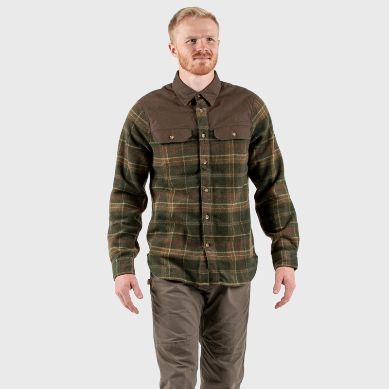 Fjallraven Mens Granit Shirt Green-1