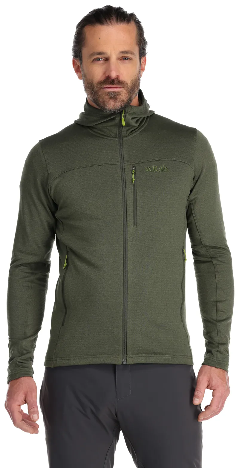 Rab Mens Graviton Hoody Army-2