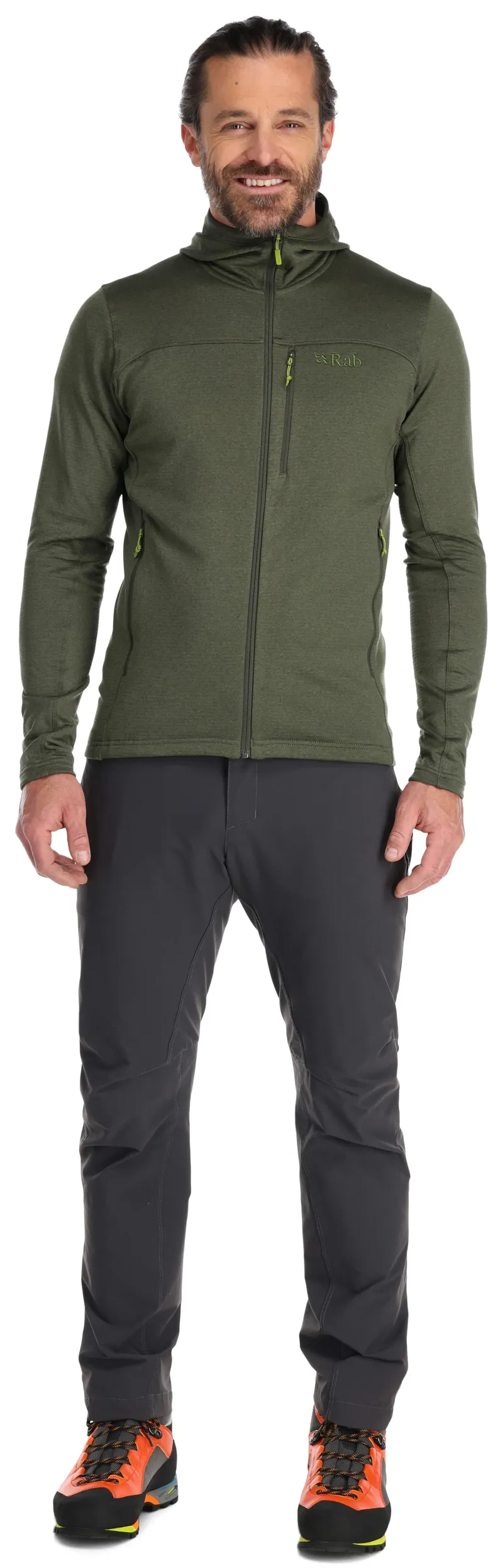 Rab Mens Graviton Hoody Army-4