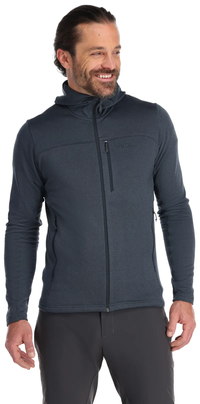 Rab Mens Graviton Hoody Beluga-2