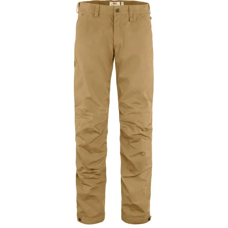 Fjallraven Mens Greenland Trail Trousers Buckwheat Brown