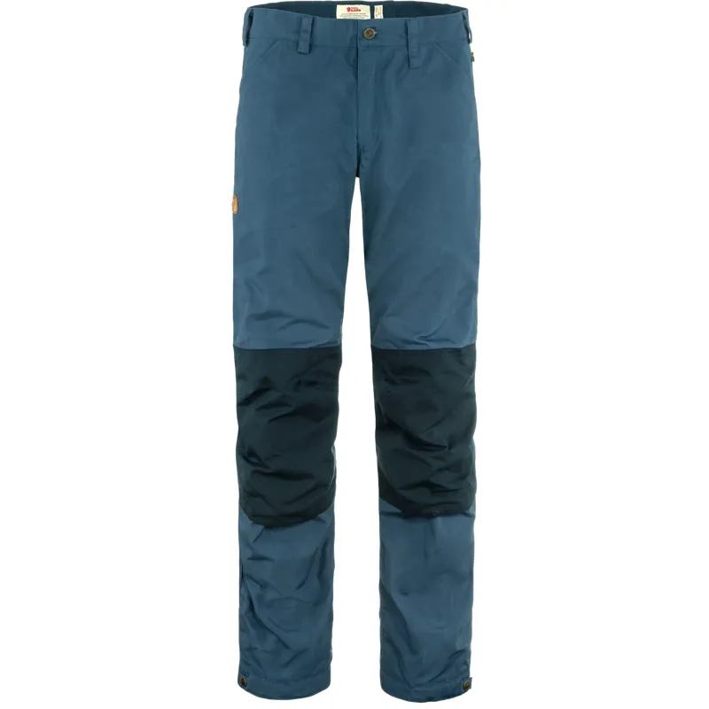 Fjallraven Mens Greenland Trail Trousers Indigo Blue/Dark Navy