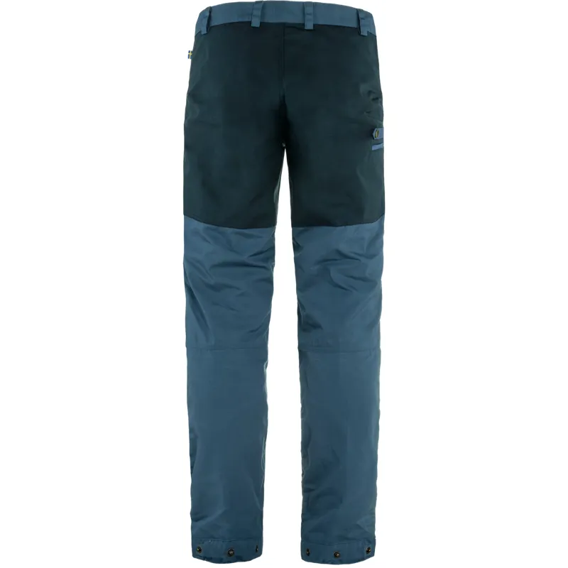Fjallraven Mens Greenland Trail Trousers Indigo Blue/Dark Navy-1