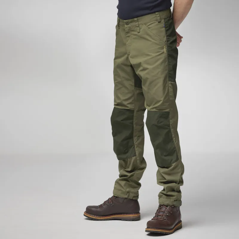 Fjallraven Mens Greenland Trail Trousers Dark Olive-3