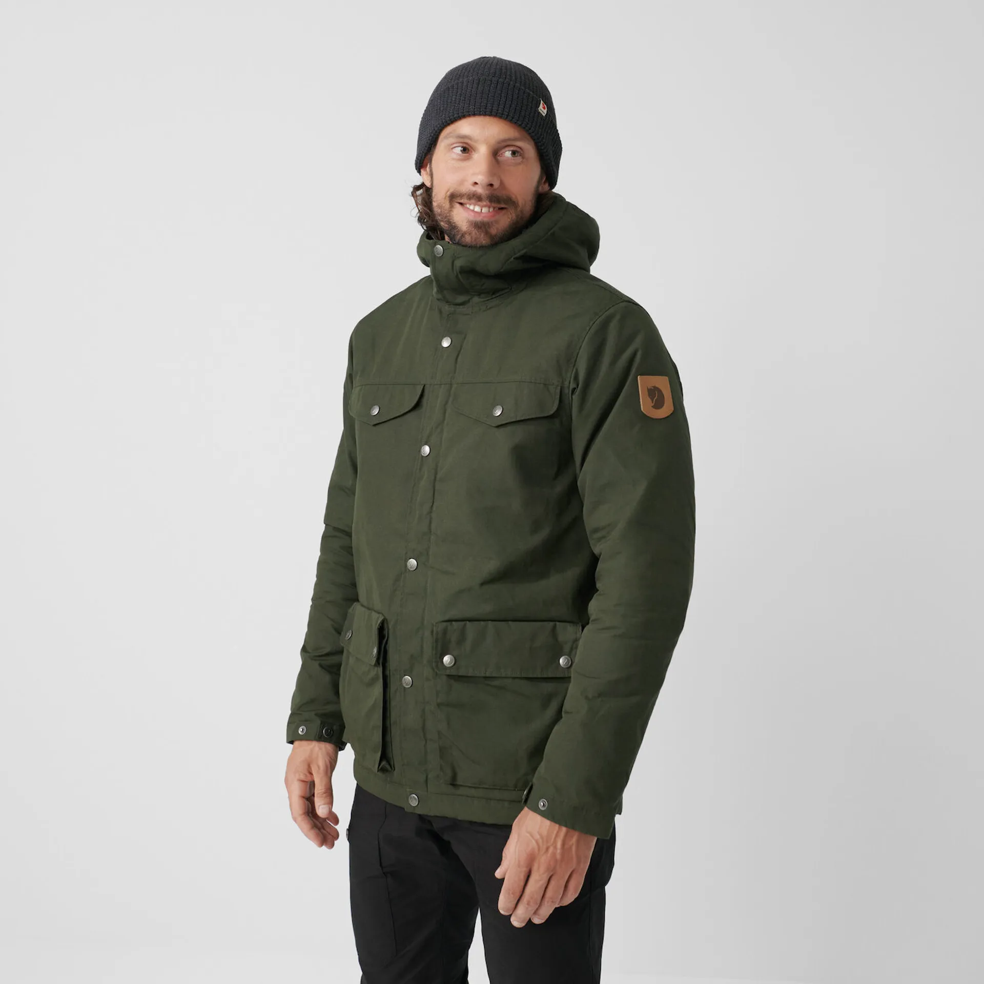 Fjallraven Mens Greenland Winter Jacket Black