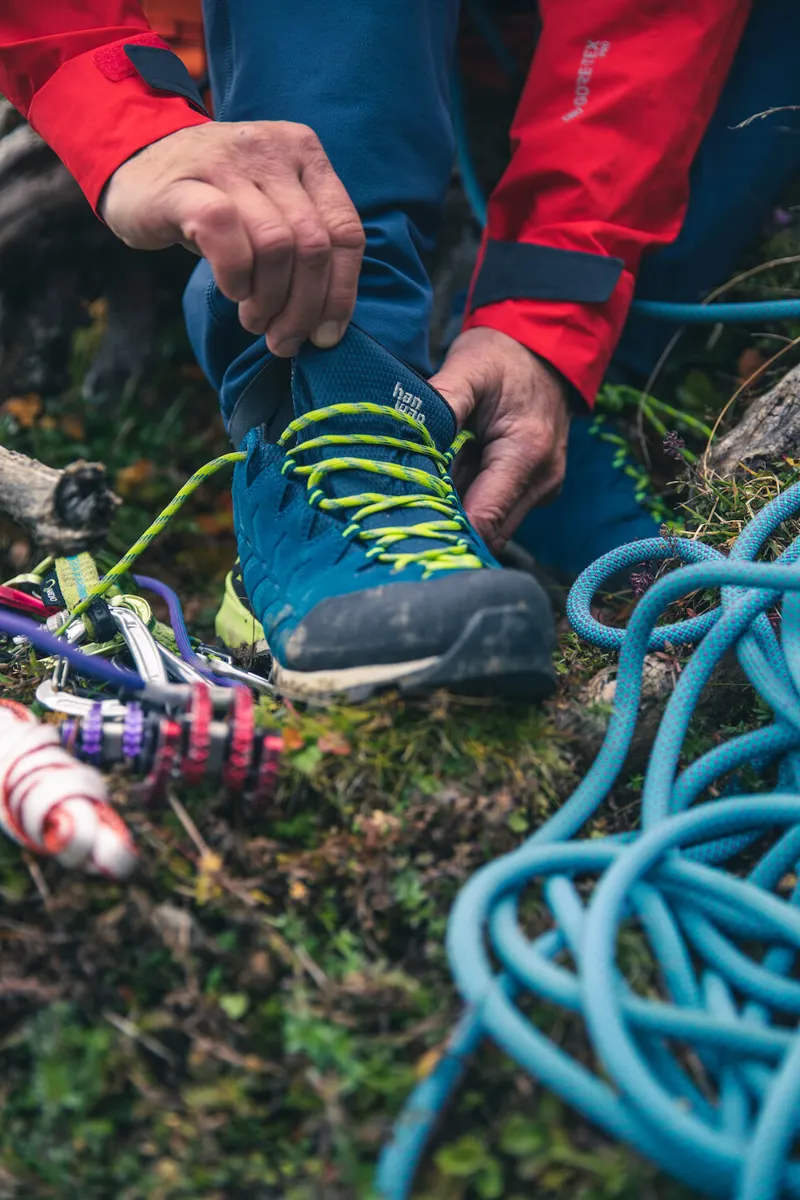 Hanwag Men's Makra Pro GTX Sea Blue/Sulphur-5