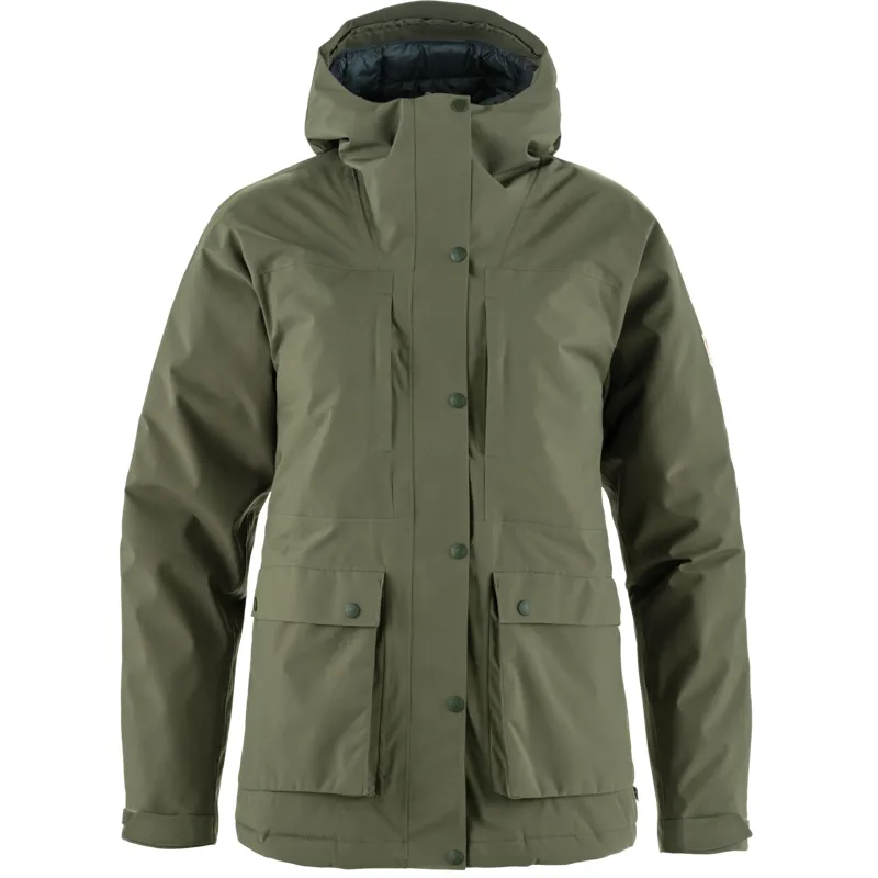 Fjallraven Women's HC Hydratic Padded Trail Jacket Laurel Green
