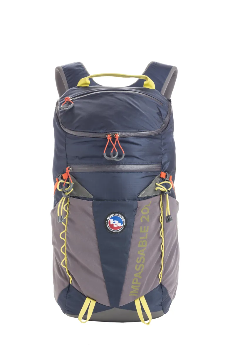 Big Agnes Impassable 20L バックパック デイハイキング用, サメ, OSFA, インパッサブル 20l Big Agnes IMPASSABLE Backpack 20L Fog