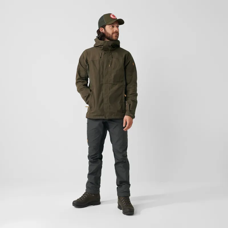 Fjallraven Mens Kaipak Trousers Dark Grey/Black-2