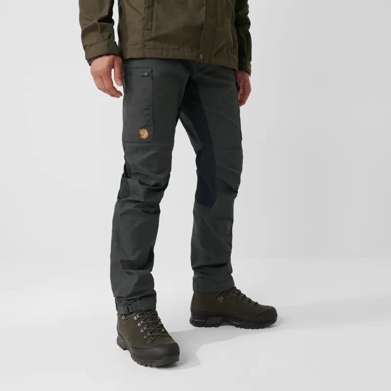 Fjallraven Mens Kaipak Trousers Dark Grey/Black-4