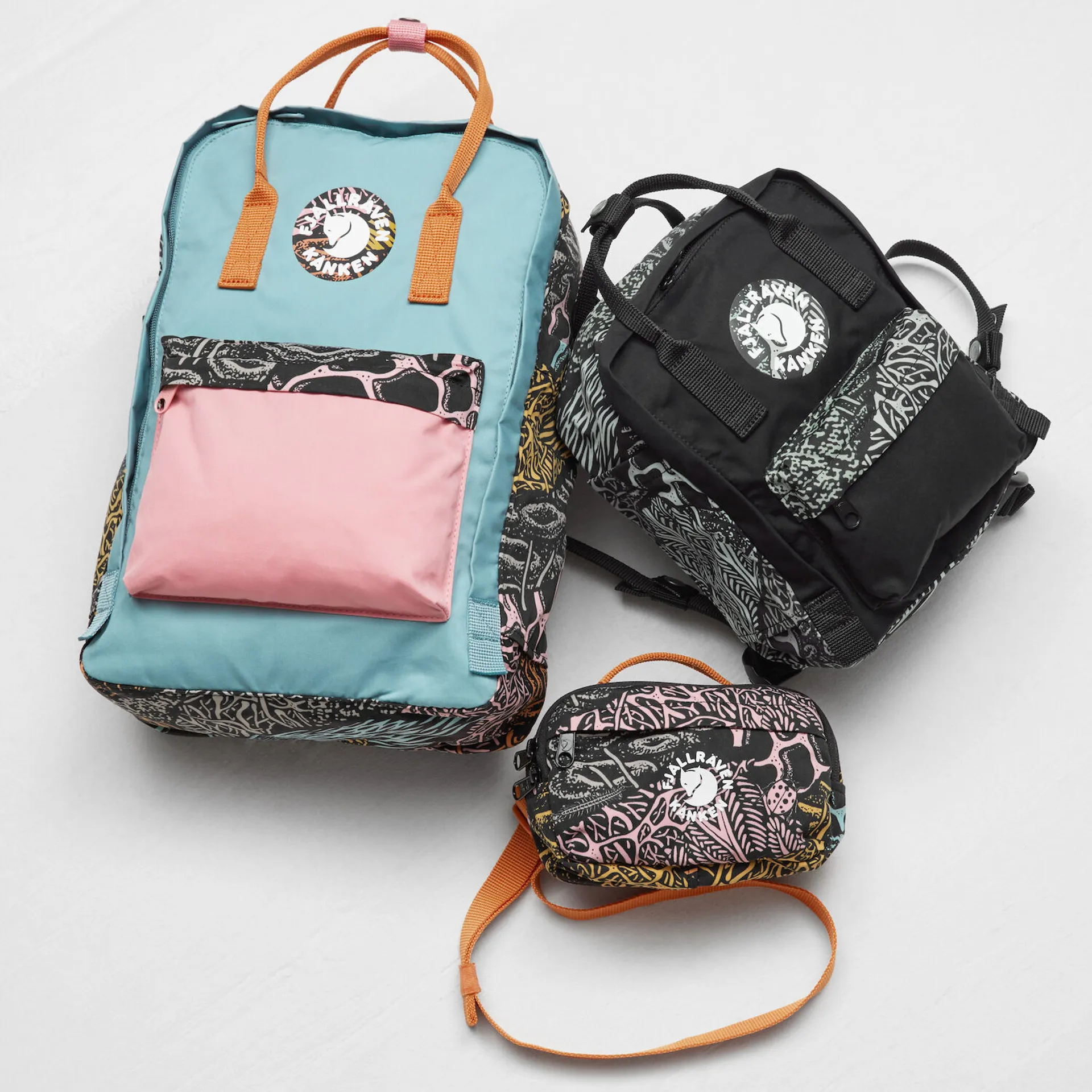 バッグ Fjallraven Kanken Art Plus 23634 16L Fjallraven Kanken Art Plus Woodlands
