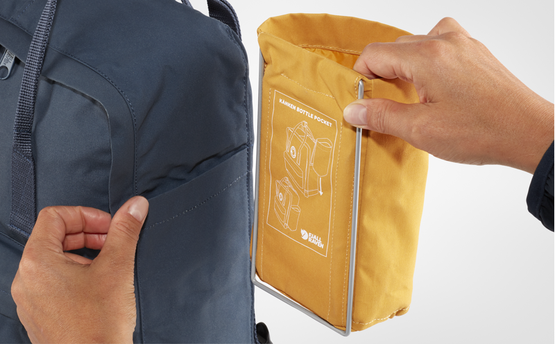 Fjallraven Kanken Bottle Pocket Pink-5
