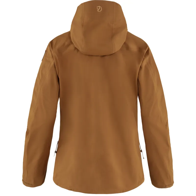 Fjallraven Womens Keb Eco-Shell Jacket Chestnut-1