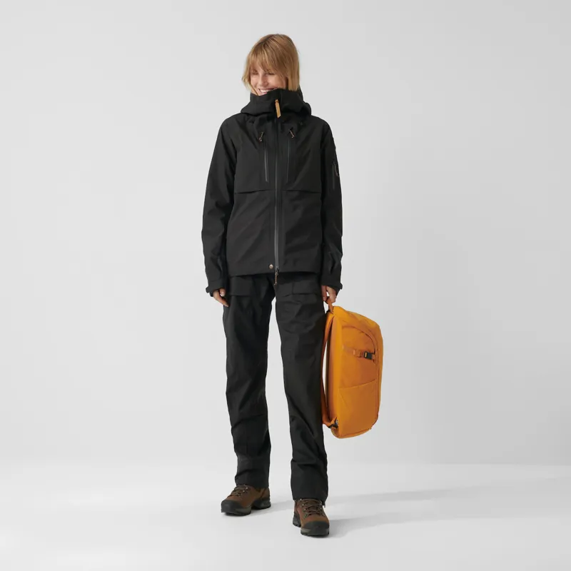 Fjallraven Womens Keb Eco-Shell Jacket Chestnut-2