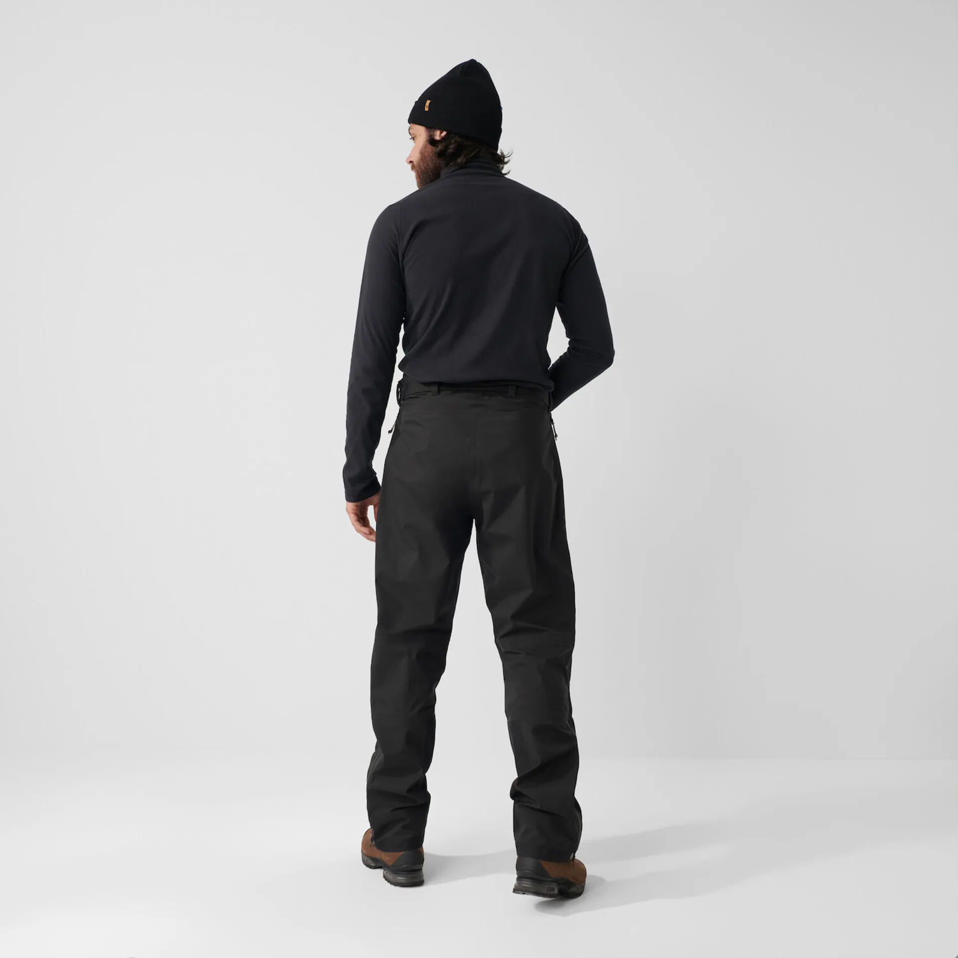 Fjallraven Mens Keb Eco-Shell Trousers Black