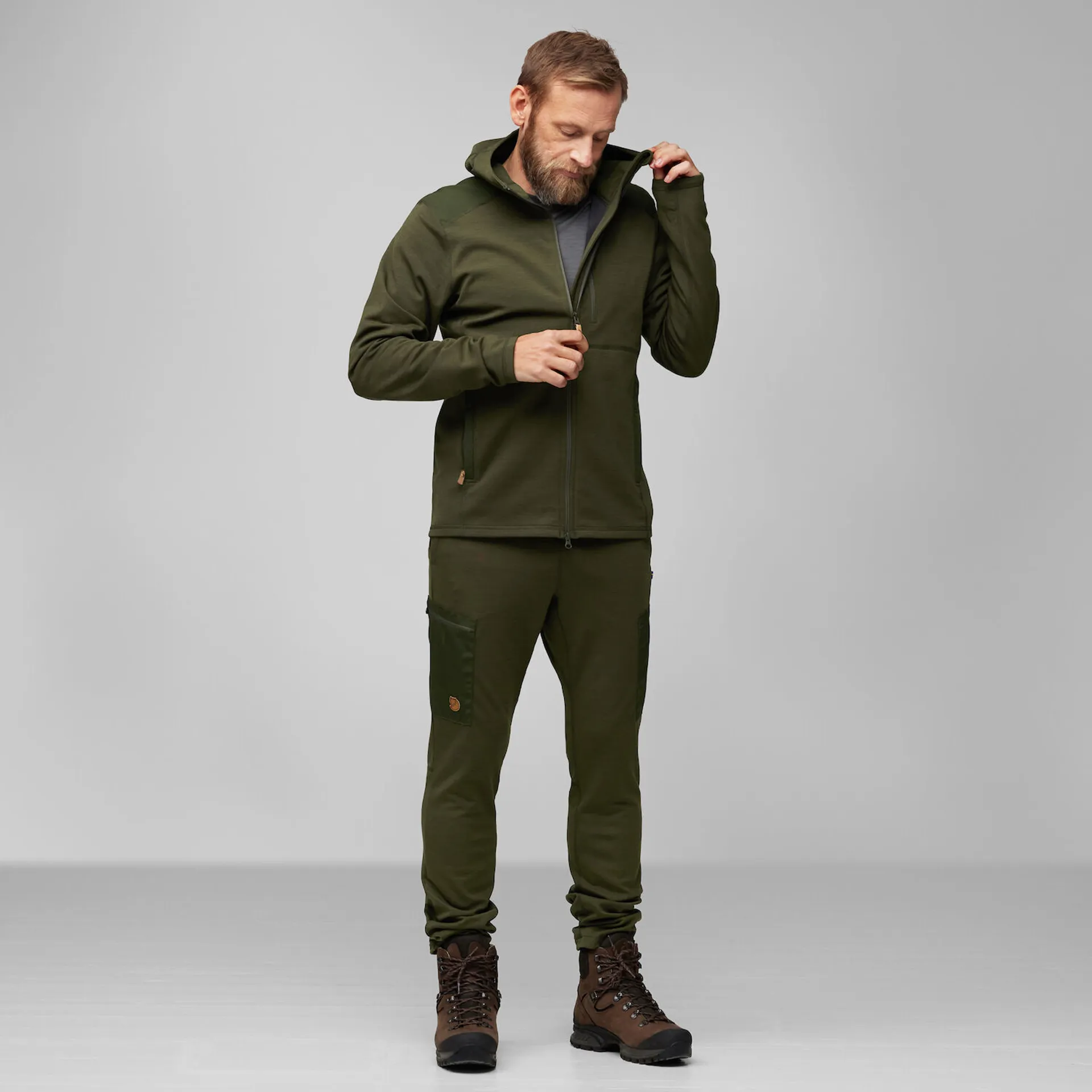 Fjallraven Men's Keb Fleece Hoodie Black
