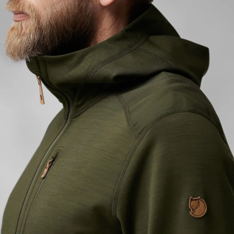 Fjallraven Men's Keb Fleece Hoodie Black-5
