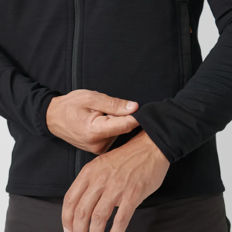 Fjallraven Mens Keb Fleece Hoodie Dark Navy-9