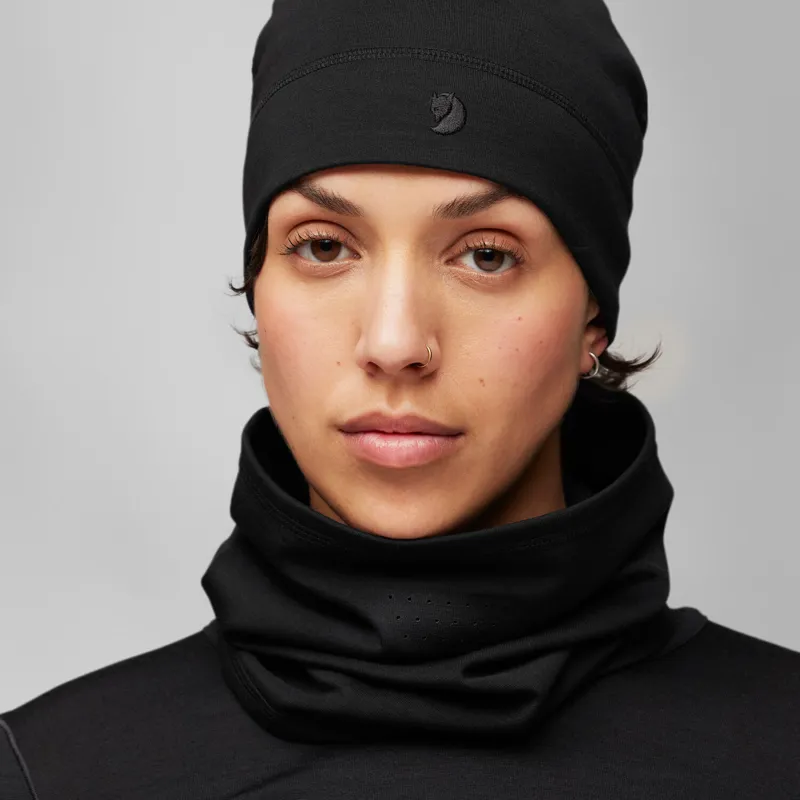 Fjallraven Keb Fleece Neck Gaiter Black-1